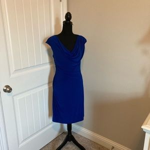 Dress Barn bodycon dress with side rushing